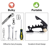 6 in 1 Tatical EDC Multitool Keychain