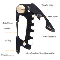 6 in 1 Tatical EDC Multitool Keychain